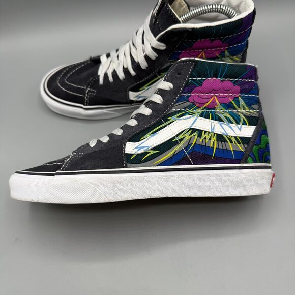 Vans SK8-Hi Brainworks Dark Navy Sneakers Shoes Men's 6.5/ Women's Size 8 - Picture 3 of 9